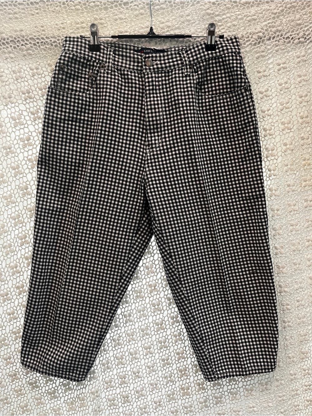 Vintage 90’s - Bill Blass - Black & White Gingham - Classic Casual Bottoms